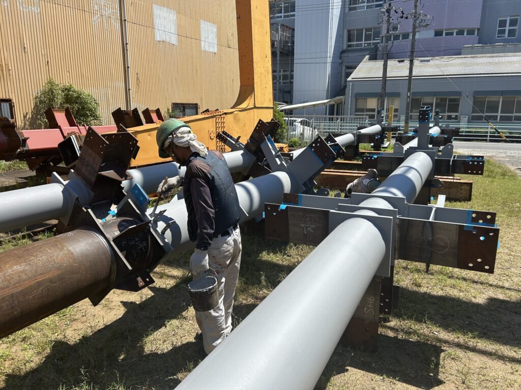 三重県 四日市市 鉄骨工事 鋼構造物工事 鉄骨製作 Hグレード認定 建築 鉄骨製作工場 鉄骨 鉄構 溶接 国土交通省認定工場