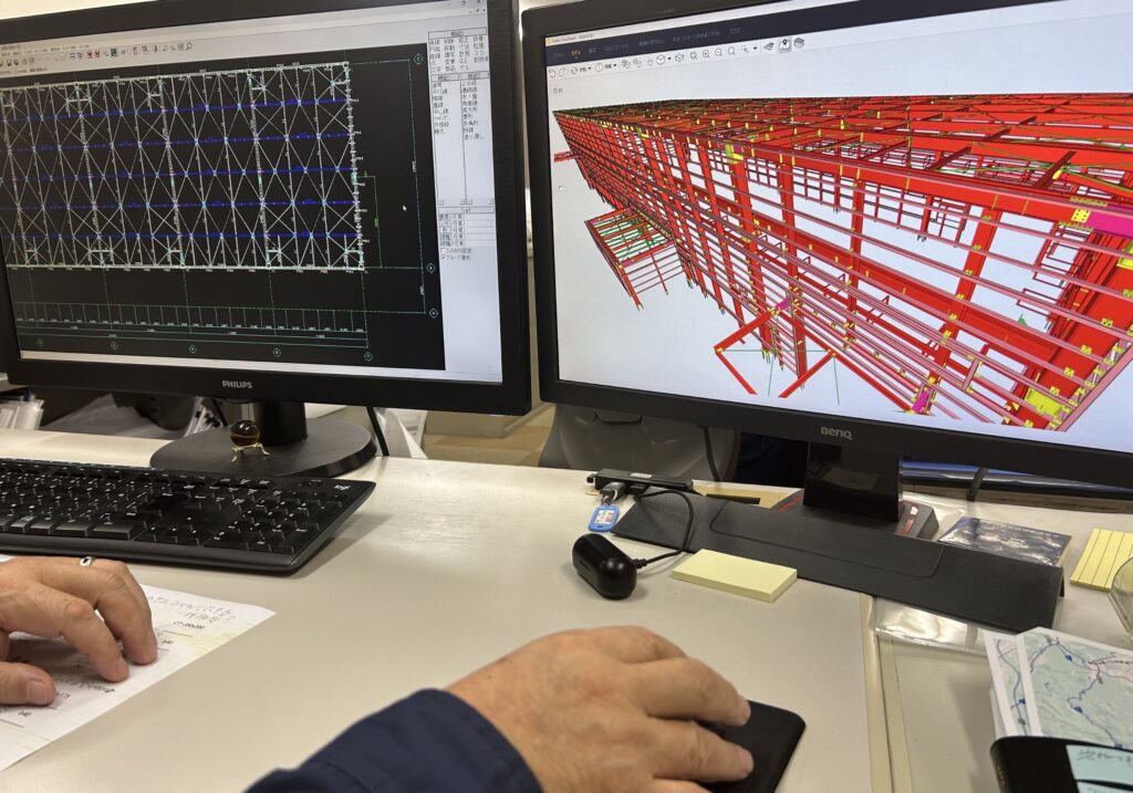 三重県 四日市市 鉄骨工事 鋼構造物工事 鉄骨製作 Hグレード認定 建築 鉄骨製作工場 鉄骨 鉄構 溶接 国土交通省認定工場